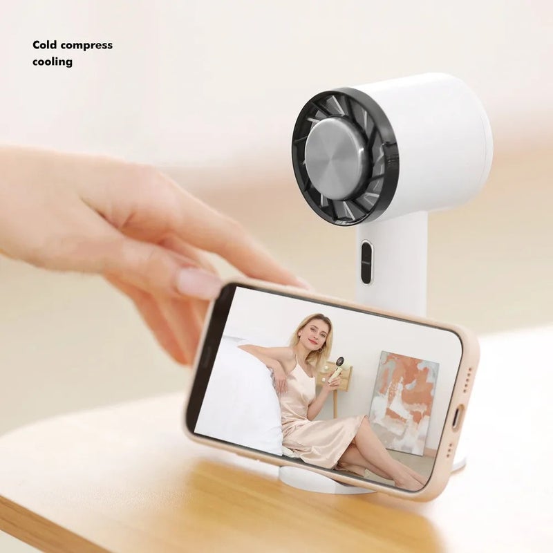 Bluejw Handheld Cooling Fan with Flashlight: Portable Camping Fan & Affordable Mini Fan with Handheld Flashlights - Image 4